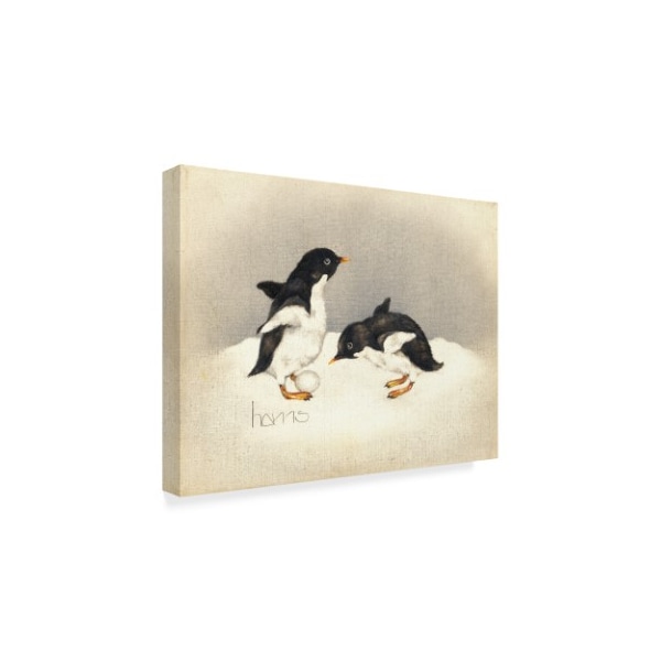 Peggy Harris 'Special Delivery Penguin' Canvas Art,14x19